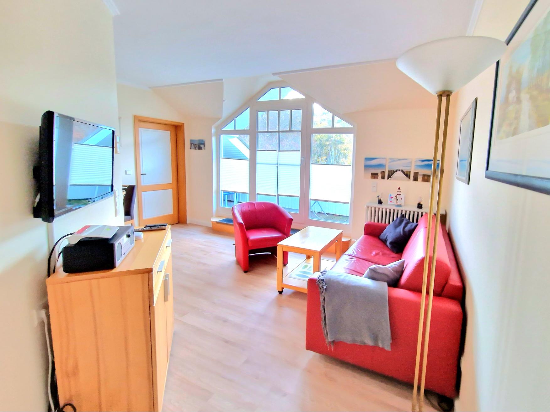 Komfort Appartement mit Balkon in Top Süd-West Lage und Strandnähe
